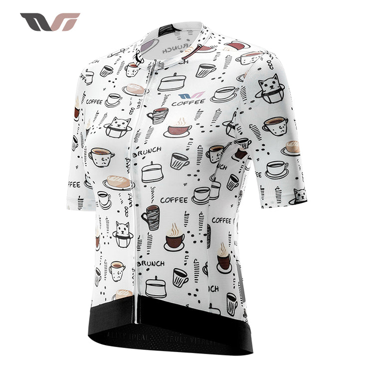 ROCKBROS TVI Women's Cycling T-Shirt Breathable Comfortable Sporty Jersey YKK Zipper