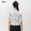 ROCKBROS TVI Women's Cycling T-Shirt Breathable Comfortable Sporty Jersey YKK Zipper