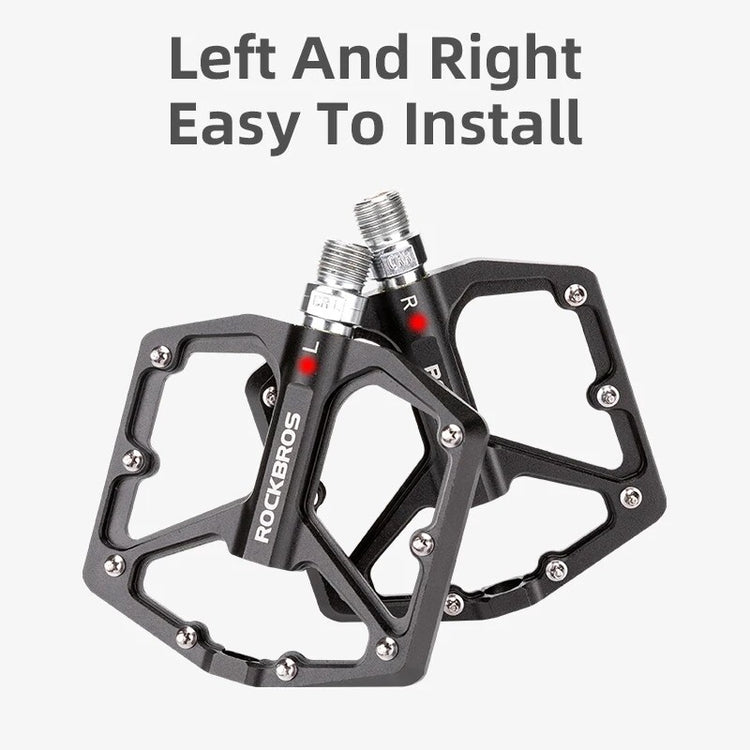 all-groups ROCKBROS Ultra Lightweight Flat Bike Pedals in Various Colours (Pair)