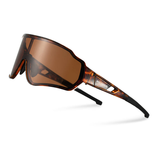 ROCKBROS Ultralight Polarised Sunglasses Color Polarized-Tortoiseshell