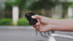 ROCKBROS portable mini electric bike pump AS1 PRO with LED screen, 120PSI, compact and efficient for cycling inflation.