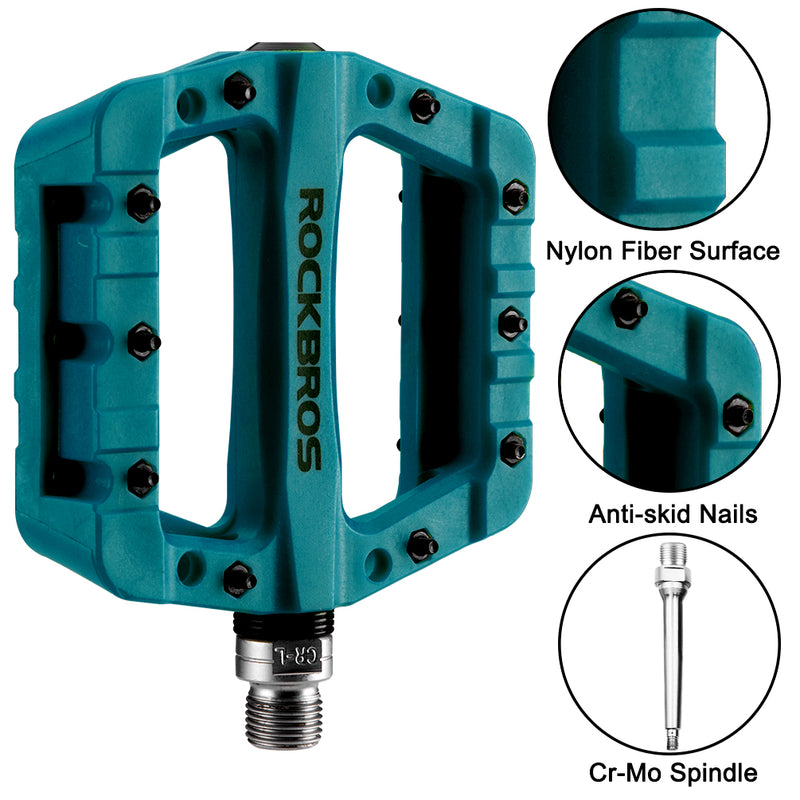 ROCKBROS Lightweight Bike Pedals in Various Colours (Pair)