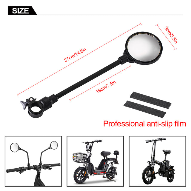 ROCKBROS Flexible Bike Handlebar Rearview Mirror