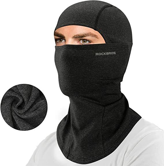 ROCKBROS Winter Cycling Mask Fleece Thermal Keep Warm Windproof