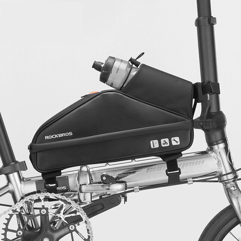 RockBros Cycling Bike Front Tube Bag Waterbottle Bag Waterproof Big Capacity
