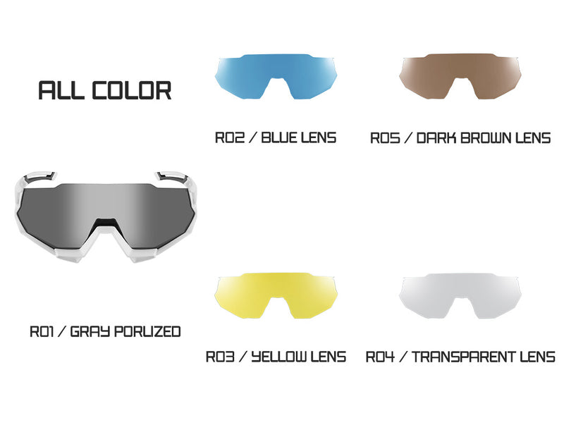 Rockbros-Polarised Sports Sunglasses with 4 Interchangeable Lens