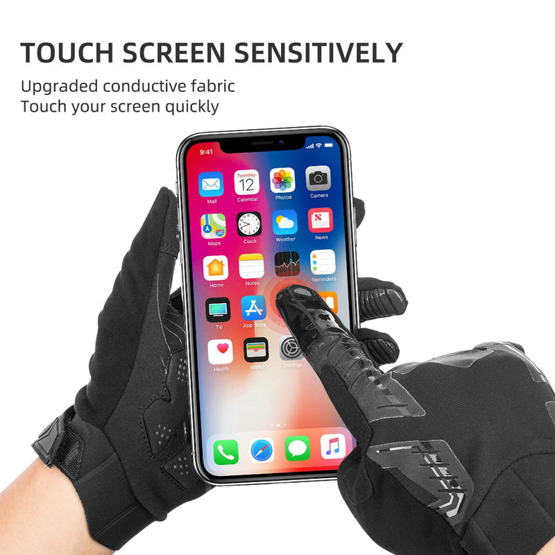 ROCKBROS-Cycling Gloves Touchscreen Anti-Slip Gloves with Shockproof Pad