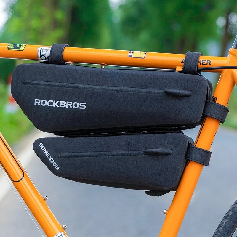 ROCKBROS Bicycle Top Tube Bag Combination Cycling Frame Bags Waterproof 2pcs