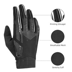 ROCKBROS-Cycling Gloves Touchscreen Anti-Slip Gloves with Shockproof Pad