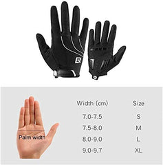 ROCKBROS Cycling Full Finger Gloves Outdoor Sport Gloves Fit for Spring Autumn