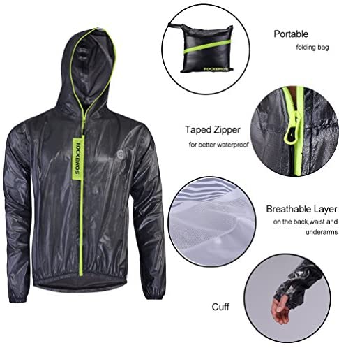 ROCKBROS Waterproof Rain Jacket and Pants