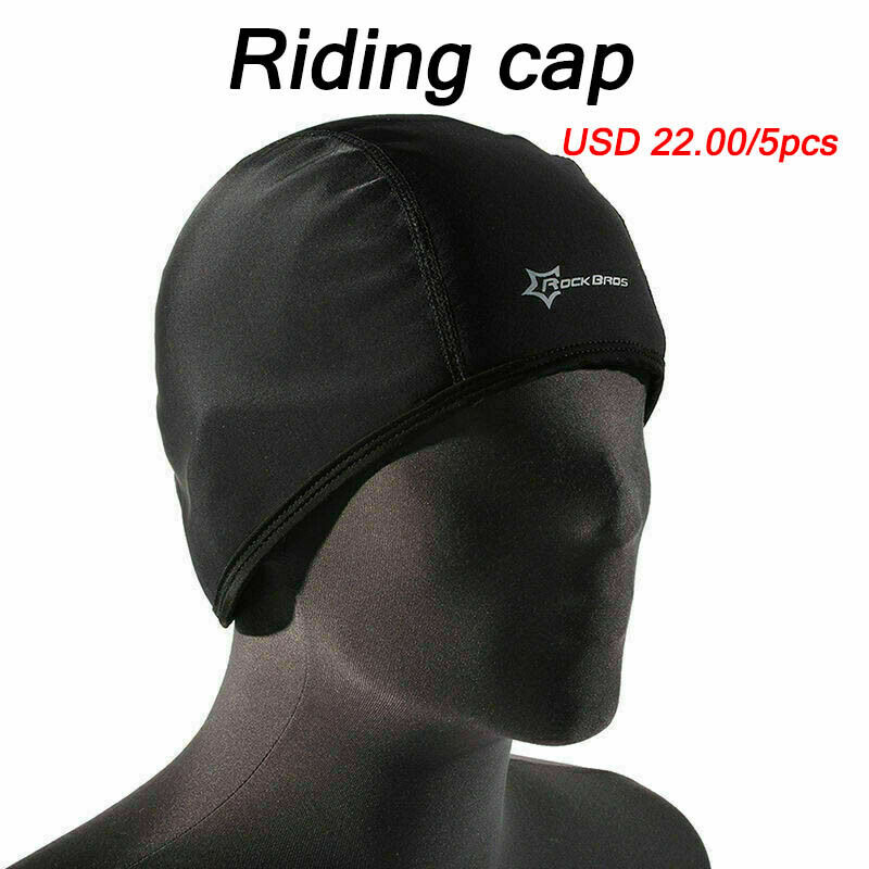 ROCKBROS Cycling Cap Men and Women's Winter Thermal Helmet Hat Helmet Liner Cap Windproof