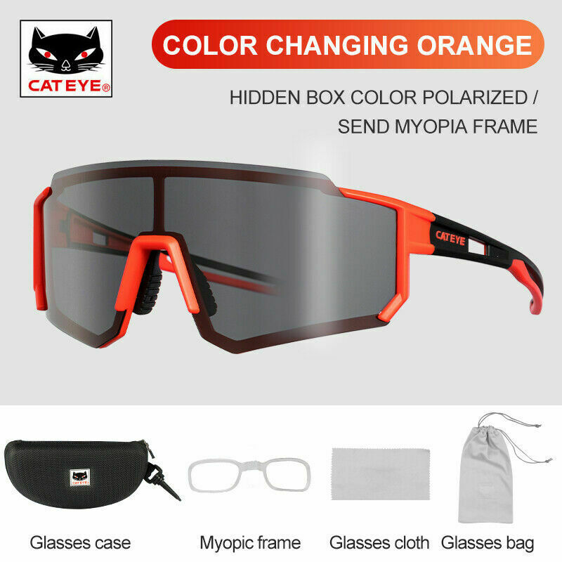 CATEYE  Glasses Woman Men Cycling Polarized  Sport Bicycle Sunglasses MTB Bicycle Hiking Glasses