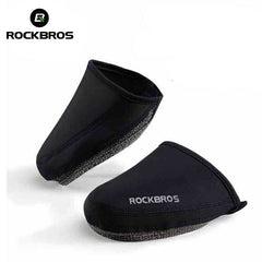 Rockbros Bicycle Riding Half Shoe Cover Windproof Wear-resistant And Warm Black