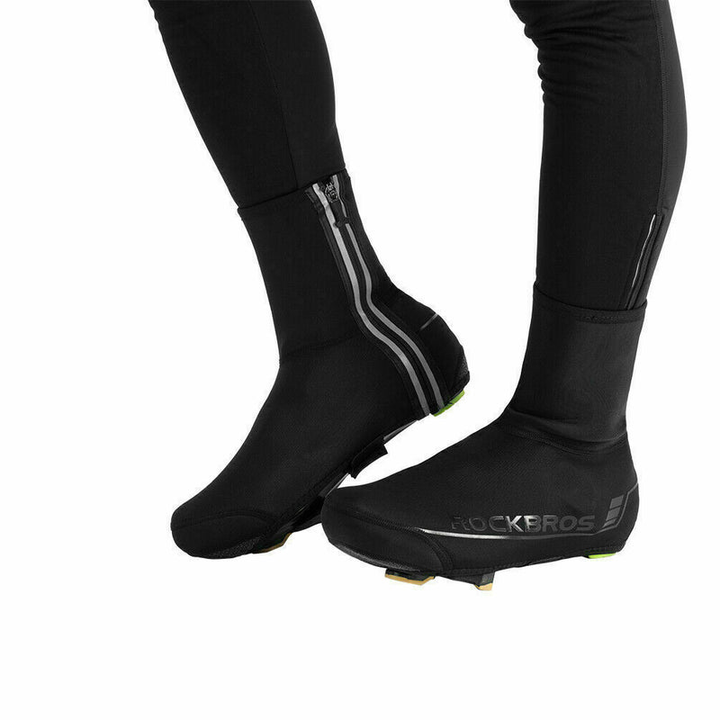 RockBros-Winter Warm Cycling Shoe Covers  Windproof Protector Overshoes