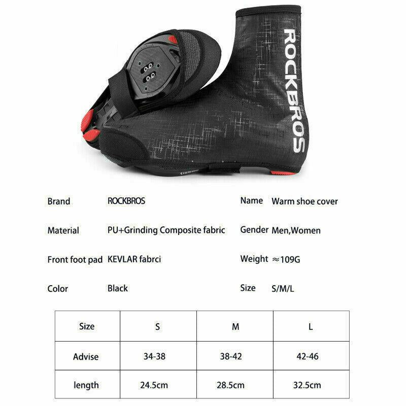 RockBros-Winter Cycling Shoes Cover Rain Boot Cover Skiing Shoe Cover