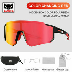 CATEYE  Glasses Woman Men Cycling Polarized  Sport Bicycle Sunglasses MTB Bicycle Hiking Glasses