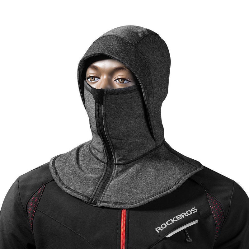 ROCKBROS Winter Thermal Fleece Ski Masks Full Face Windproof Cycling Headgears