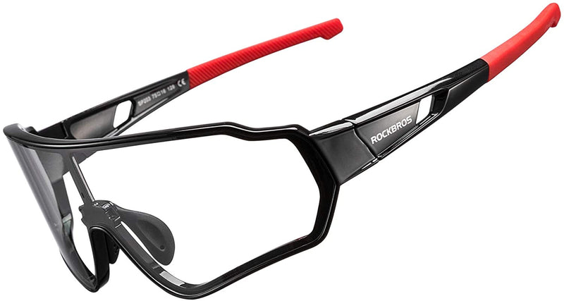 Rockbros Light Weight Full Frame Photochromic Sunglasses Cycling Sunglasses Bicycle Full Frame Photochromic Glasses Bike Eyewear