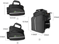 ROCKBROS Bicycle Pannier Bike Bag with Extendable Compartmentsawa