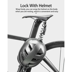 JIN Bicycle Cable Lock Bike Anti-theft Lock Mini 1.5m Bicycle Security Password