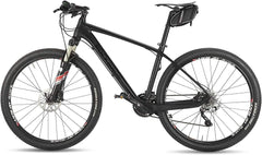 RockBros Waterproof Cycling Saddle Bag Bike Rear Seat Bags Zipper Bicycle Black