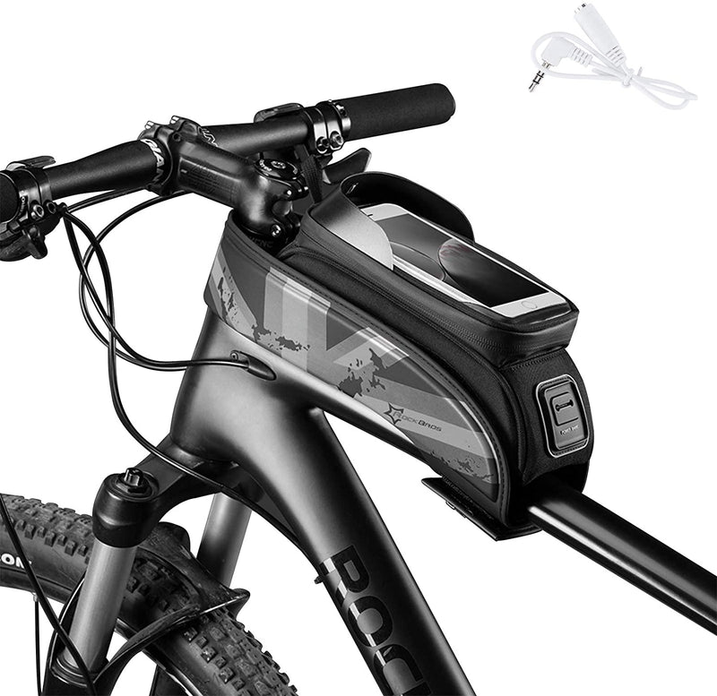 Rockbros-Bike Phone Bag Bike Front Frame Bag Sensitive Touch Screen