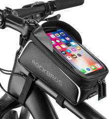 Rockbros-Top Tube Bike Bag With Phone Case Holder