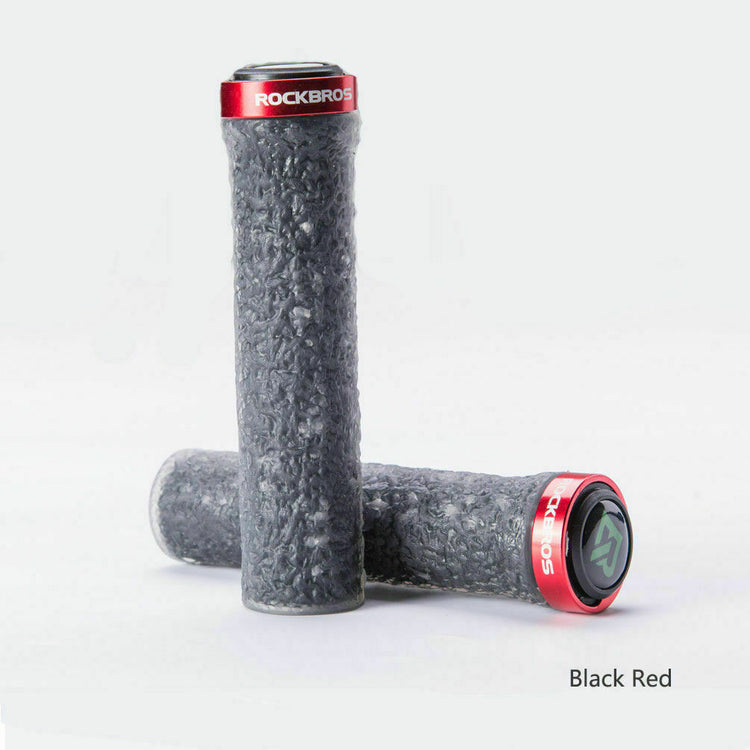 RockBros Mountain Road Bike Grips Bicycle Handlebar Grips Double Lock-on 2.22cm
