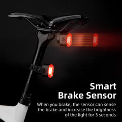 ROCKBROS Smart Bike Brake & Tail Light Q4