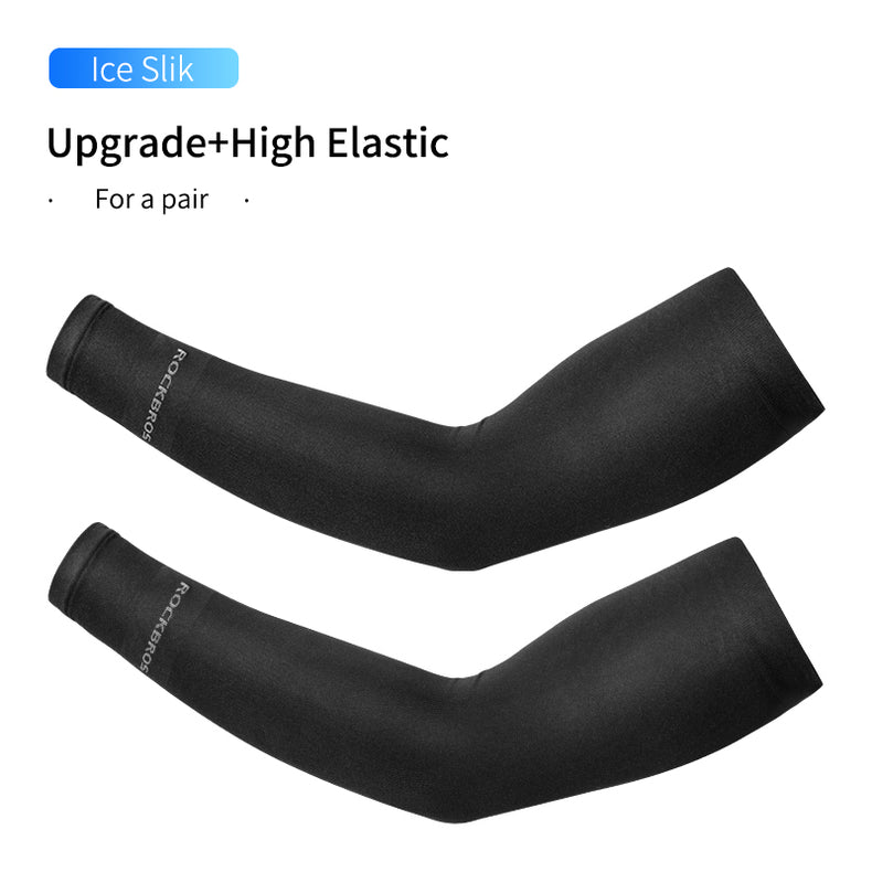 ROCKBROS-Ice Fabric Running Arm Sleeves Warmers UV Protect Summer