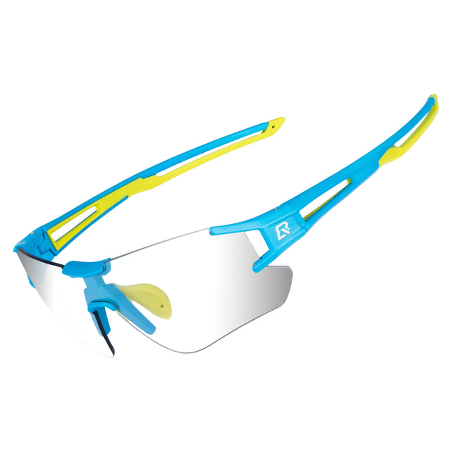 ROCKBROS Photochromic Cycling Sunglasses Color Blue