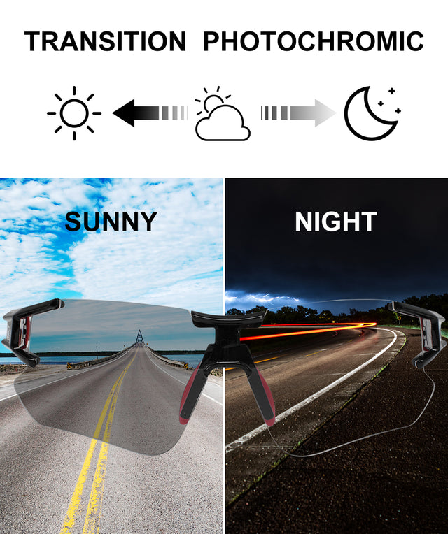 all-groups ROCKBROS Photochromic Cycling Sunglasses