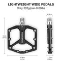 all-groups ROCKBROS Ultra Lightweight Flat Bike Pedals in Various Colours (Pair)