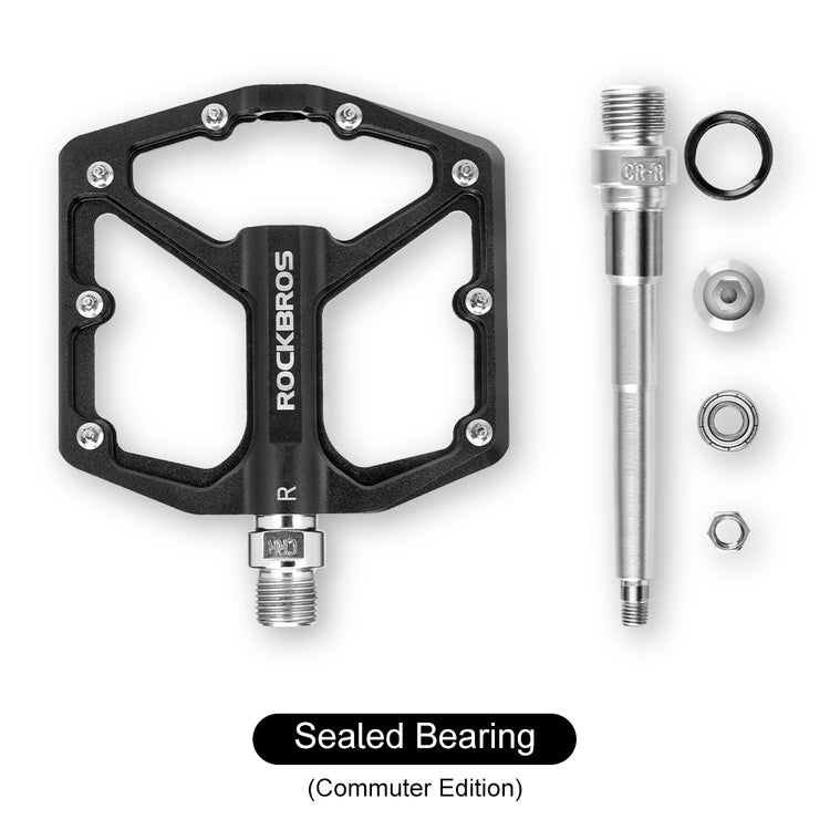 all-groups ROCKBROS Ultra Lightweight Flat Bike Pedals in Various Colours (Pair)