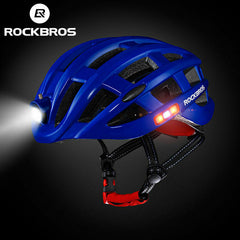 RockBros MTB Road Bike Helmet Light Helmet Outdoor Night Cycling Ultralight EPS